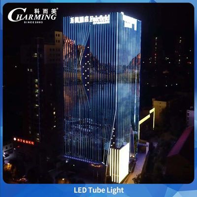 PC-Abdeckung SMD5050 IP65 LED-Röhrenlicht für Außenwerbung an großen Gebäuden