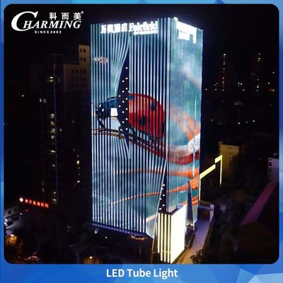 IP65 Energieeinsparende LED-Rohrlampe für Gebäudedekoration mit UV-PC-Abdeckung