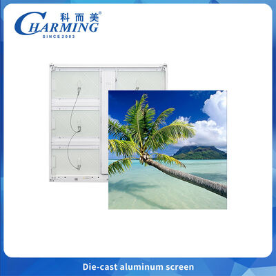 960x960MM Druckguss Aluminium 4k Werbebildschirm Außenwasserdicht P6 Led Wandbildschirm