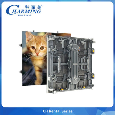 Kreative Form Outdoor LED-Display P3.91 Gebogene Flexible Rechtwinklige Kabinett 7680Hz für Konzertfestival