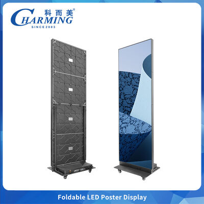 SMD2020 LED-Poster-Display P2.5 faltbar für Innenbereich, 180° Blickwinkel, Originalhersteller