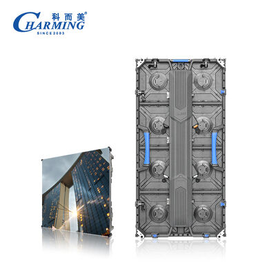 3840Hz Hohe Outdoor Bildwiederholfrequenz P3.91 LED Videowand mit Druckguss-Aluminiumgehäuse und 500x1000mm Leichtbauweise